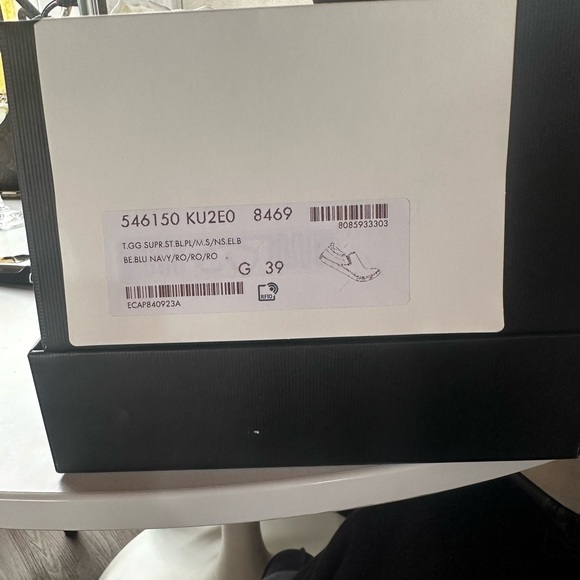 Gucci GG Supreme Monogram Blooms slip-on sneakers. - Picture 3 of 5